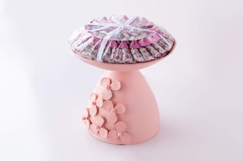 شوكولاتة مواليد على شكل مزهرية (كبير)