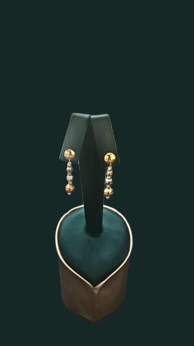 طقم إيطالي (لازوردي) عيار 18 وزن 13.50