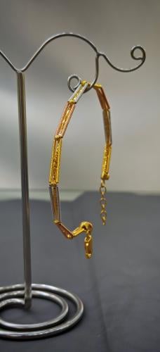 21 karat Italian bracelet, weight 5.71