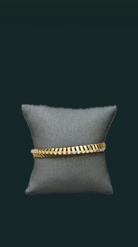 سوارة ايطالي عيار 18 وزن 12.79 (اللون الذهبي)