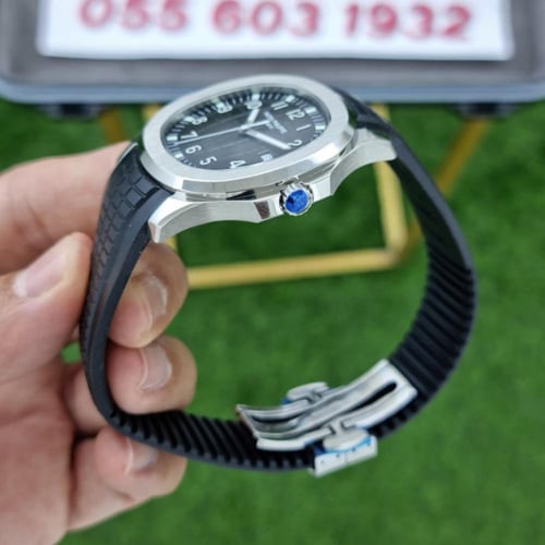 ساعة باتيك فيلب أكوانوت اسود