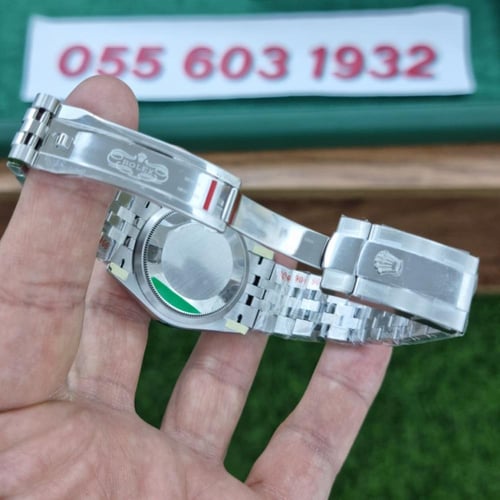 ساعة رولكس ديت جست أزرق 36 ماستر