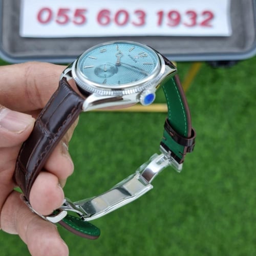 ساعة رولكس 1908 جلد بني