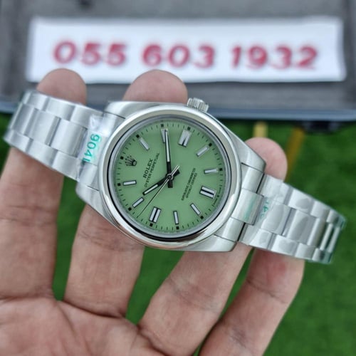 ساعة رولكس أويستر بربتشوال بستاشيو