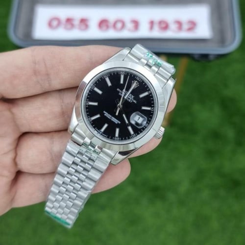 ساعة رولكس ديت جست اسود