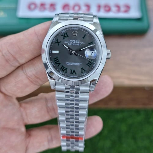 ساعة رولكس ديت جست ويمبلدون اطار ناعم سير جوبلي