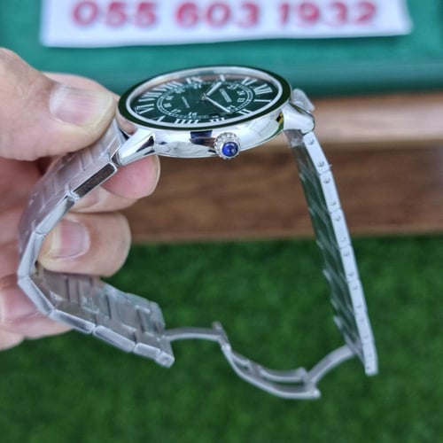 ساعة روند سولو دو كارتييه أخضر 42 ماستر