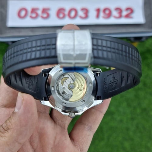 ساعة باتيك فيلب أكوانوت اسود