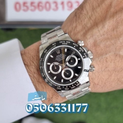 ساعة رولكس دايتونا أسود ماستر الأصدار القديم