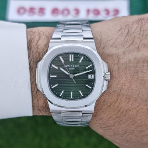 ساعة باتيك فيليب نوتيلوس أخضر 41 ماستر القفل الجدي...
