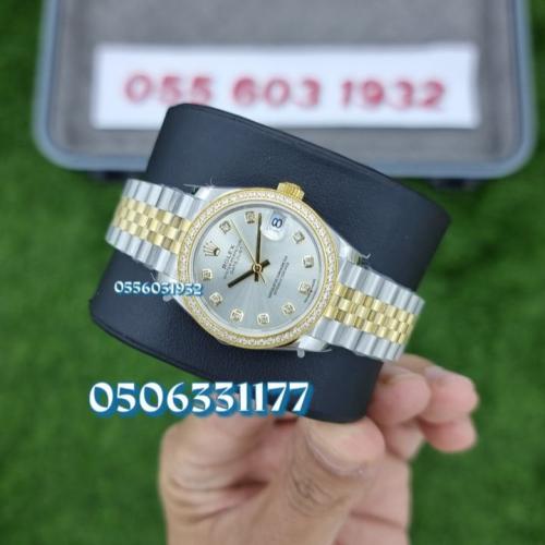 ساعة رولكس ماستر ديت جست - ميناء فضي