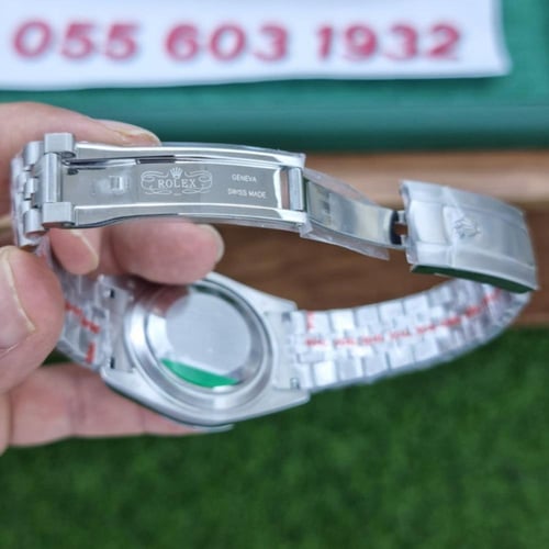 ساعة رولكس ديت جست أوتوماتيك رمادية