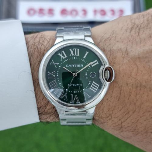 ساعة كارتير بالون بلو مينا أخضر