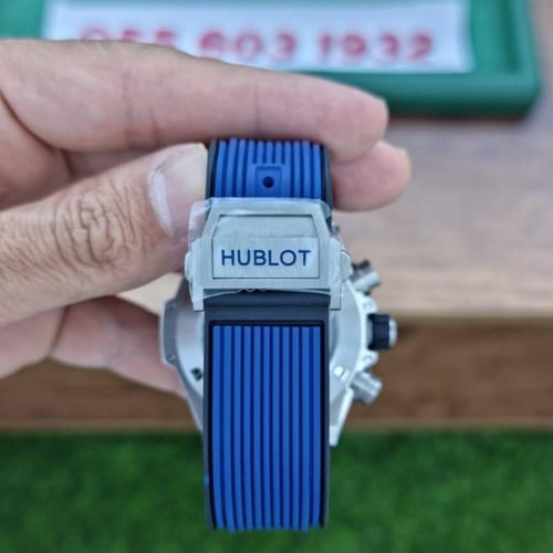 ساعة هوبلت بيق بانق يونيكو أزرق ماستر كواليتي