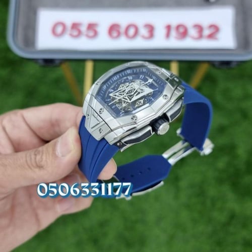 ساعه هوبلت بيق بانق سانق بلو