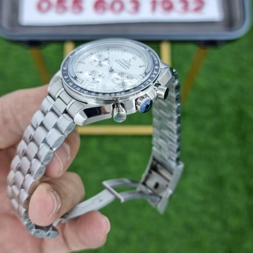 ساعة اوميغا سبيد ماستر مون واتش أبيض ماستر