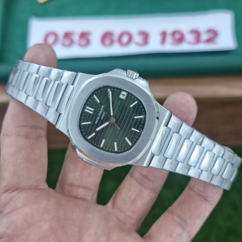 ساعة باتيك فيليب نوتيلوس أخضر 41 ماستر القفل الجدي...