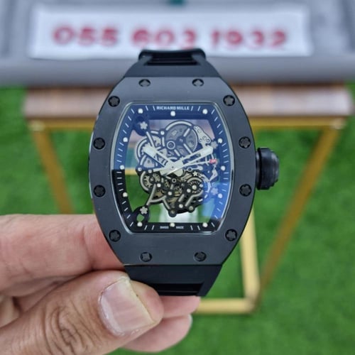 ساعة ريتشارد ميل سكيلتون أسود