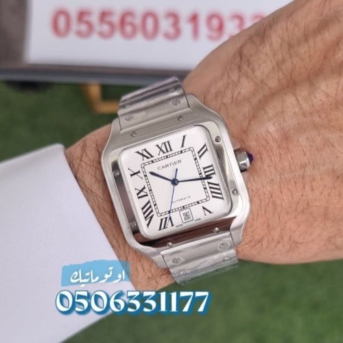 ساعة سانتوس دو كارتير رجالية - تصميم فاخر