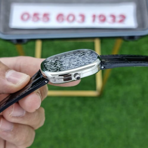 ساعة باتيك فيليب جولدن إليبس فضي