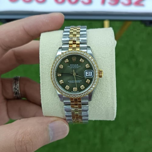 ساعة رولكس ديت جست ماستر ميناء أخضر