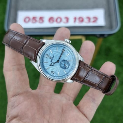ساعة رولكس 1908 أويستر بربتشوال جلد بني ماستر