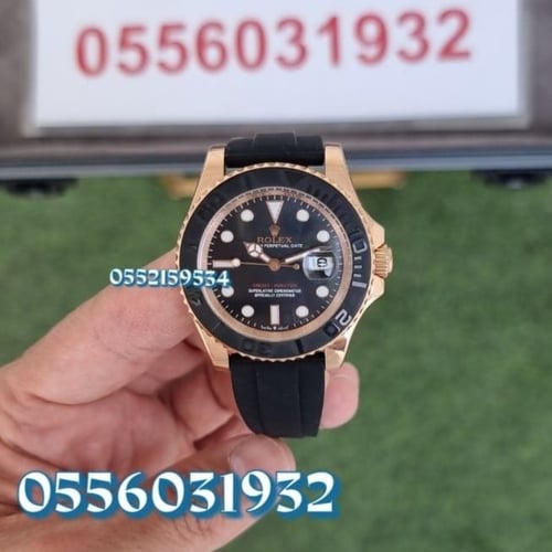 ساعة رولكس يخت ماستر روز قولد