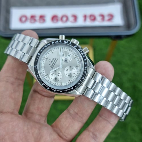 ساعة اوميغا سبيد ماستر مون واتش أبيض ماستر