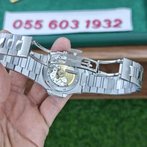 ساعة باتيك فيليب نوتيلوس أخضر 41 ماستر القفل الجدي...