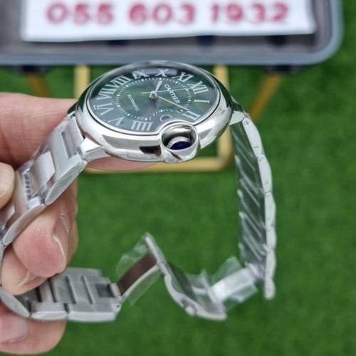 ساعة كارتير بالون بلو مينا أخضر