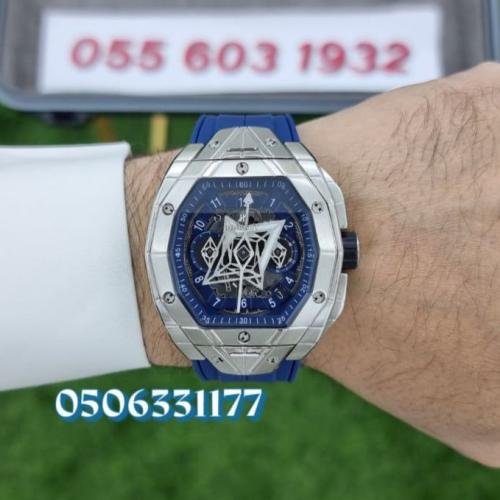 ساعه هوبلت بيق بانق سانق بلو