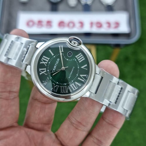 ساعة كارتير بالون بلو مينا أخضر