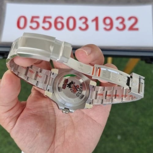 ساعة رولكس جي إم تي ماستر تو باتمان | إطار أسود وأ...