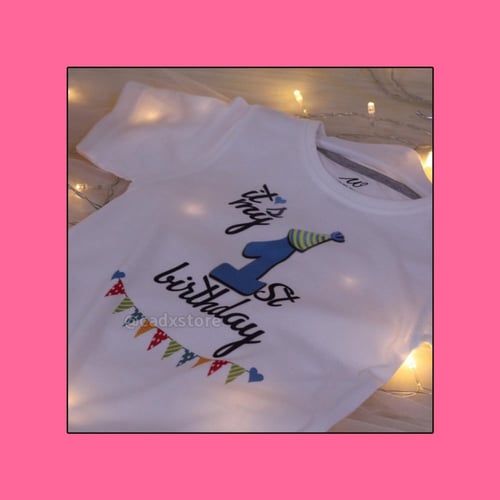 طباعة تيشيرت اطفال أبيض