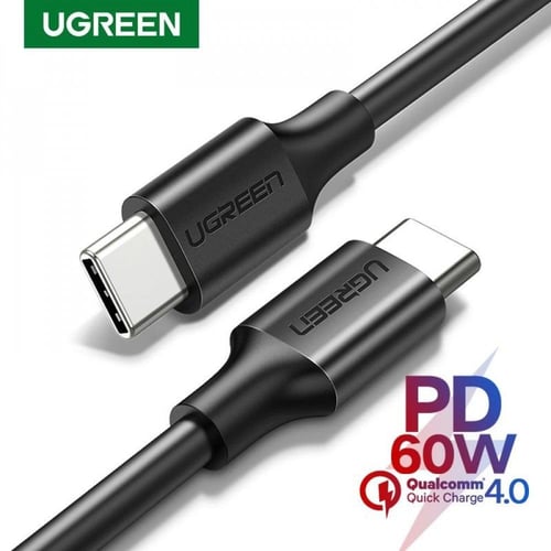 UGREEN سلك شاحن يوجرين من USB-C إلى USB-C بطول 3م...