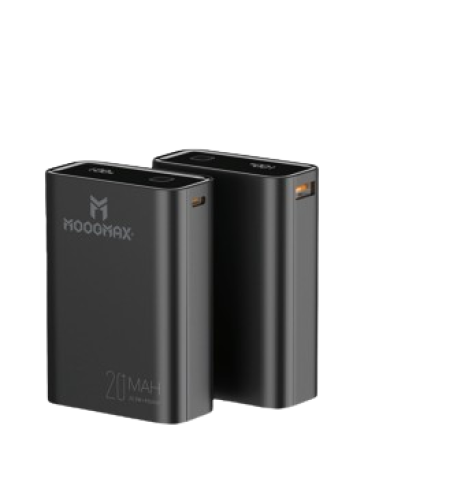 MOOGMAX شاحن متنقل بقوة 20الف 22.5W اسود = 6973752...