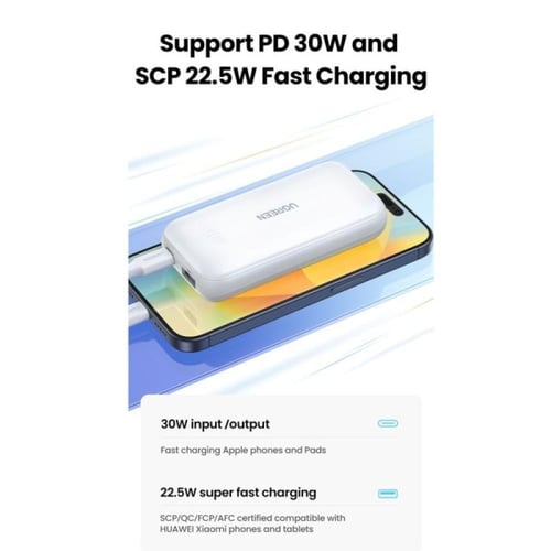 UGREEN شاحن متنقل بمنفذ PD ومنفذ USB 10000MAH رذاذ...