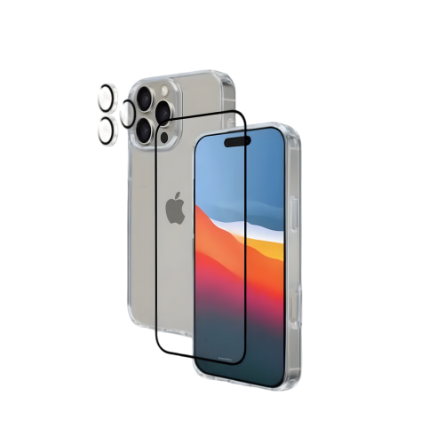 ArmorPro آرموربرو بكج 3 في 1 حماية شاشة مع حماية ع...