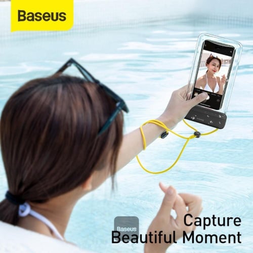Baseus حقيبة حماية جوال ضد الماء بيسوس - اصفر = 69...