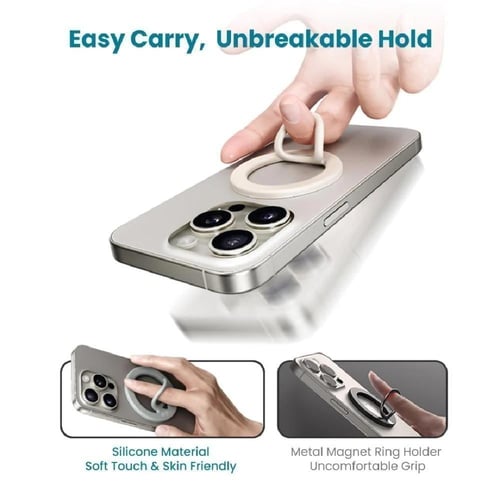 HELMET مسكة جوال ماج سيف من هيلمت سيليكون خاتم Dri...