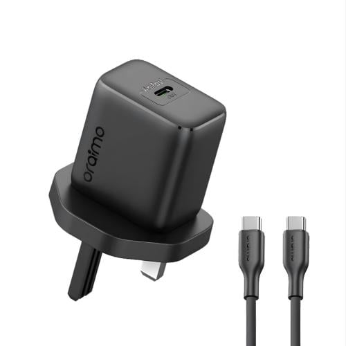 Oraimo أورايمو راس شاحن تايب سي بقوة 20 واط أسود = 4894947097164