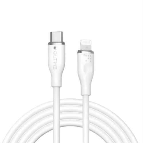 VOLTME فولت مي كابل موس سيريز USB-C إلى لايتنينج بطول 2 متر قوة 30 واط أبيض = 6974955902488