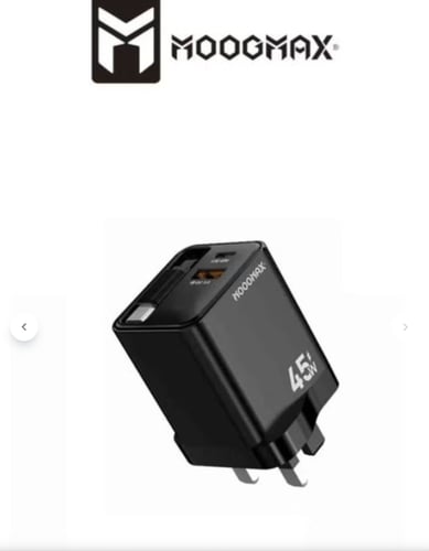 MOOGMAX فيش جداري - موج ماكس بقوة 45 واط مدمج بكيب...