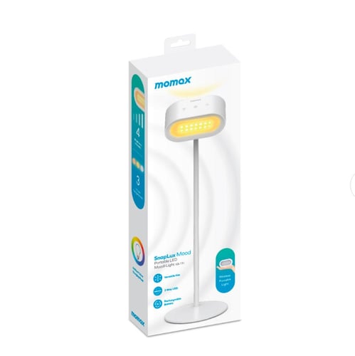MOMAX موماكس - مصباح SnapLux Mood قابل للتنقل مع ر...