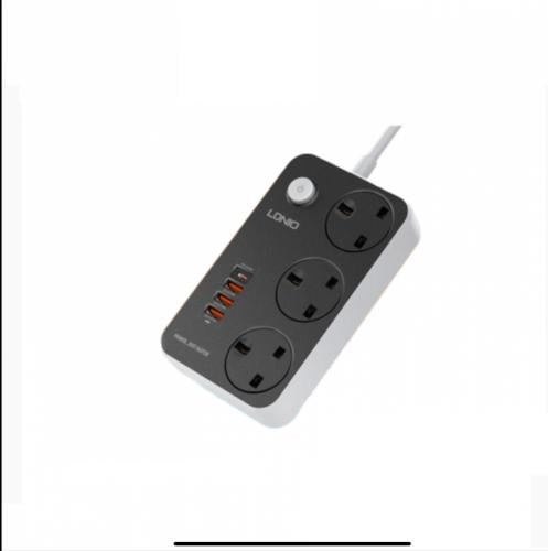 LDNIO= وصلة سلك تمديد للطاقة الكهربائية تحتوي على...