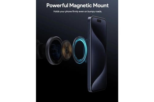 AUKEY أوكي حامل هواتف ذكية مغناطيسي بخاصة دوران بن...