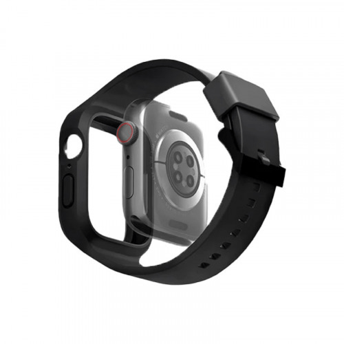 NIQ MONOS 2-IN-1 APPLE WATCH STRAP WITH HYBRID CAS...