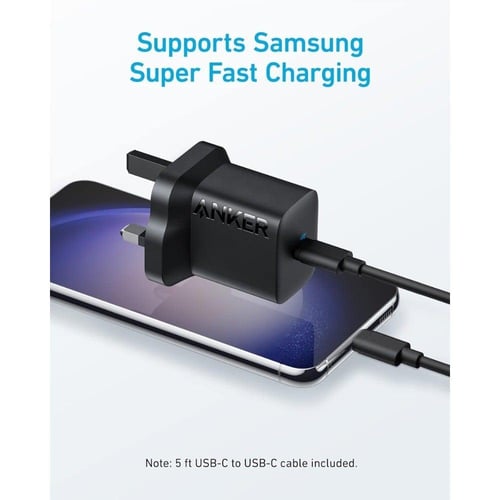 ANKER شاحن جداري انكر 312 بقوة 30 واط بمنفذ تايب س...