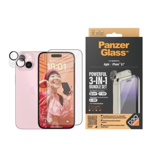 PanzerGlass بانزر جلاس - باندل 3 في 1 حماية كاملة...