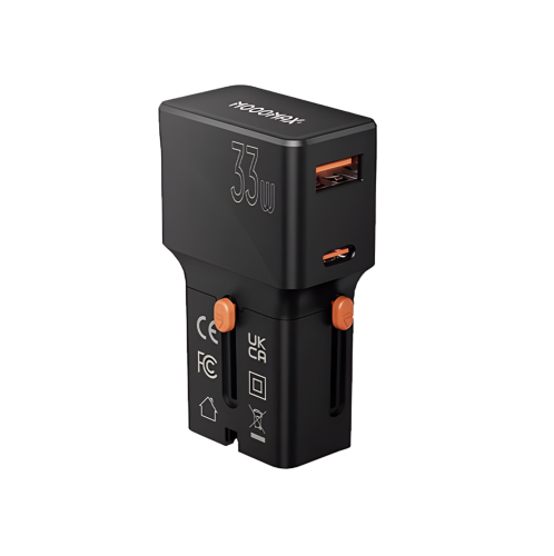 MOOGMAX فيش السفر الأصغر عالمي بقوة 33W موج ماكس أ...